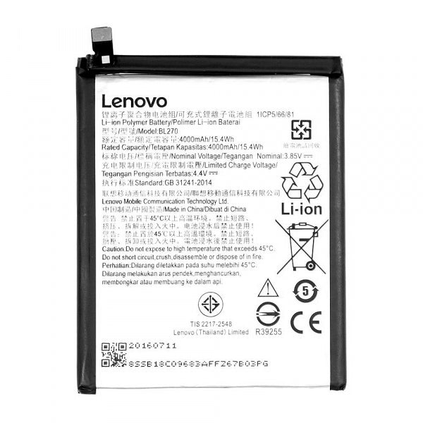 Acumulator Lenovo K6 Note BL270