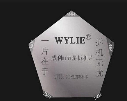 Accesoriu clips metalic desfacut telefoane Wylie K1