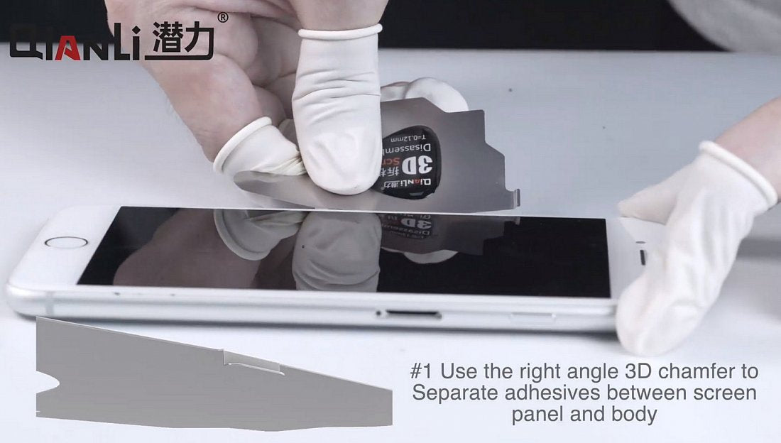 Accesoriu clips metalic desfacut telefoane Qianli Qianli 3D - imagine 4