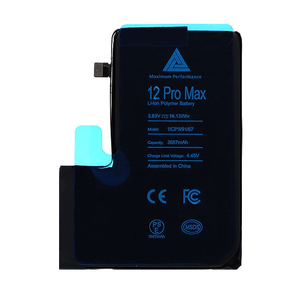 Acumulator Baterie iPhone 12 Pro Max, recunoscuta in meniu, Sanatare 100%, Status Used, BMS