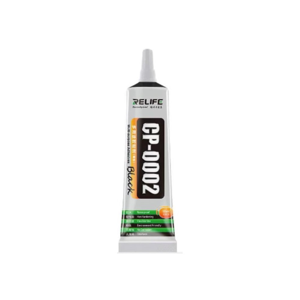 Adeziv Relife CP-0002 Negru 15ml pentru lipire display, ramă și capac spate telefoane mobile