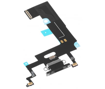 Banda cu conector incarcare microfon Apple iPhone 8 Negru mufa incarcare