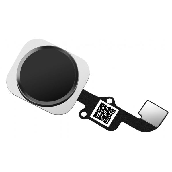 Buton meniu home cu senzor amprenta si banda flex Apple iPhone 6 iPhone 6 Plus Negru