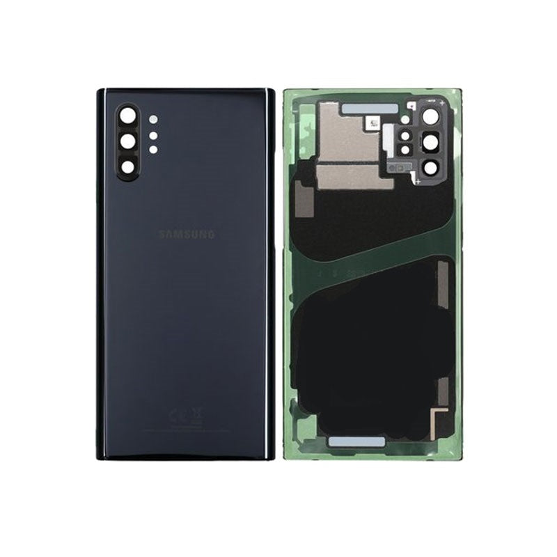 Capac spate sticla spate Samsung Note 10 PLus N975 Negru, Service Pack