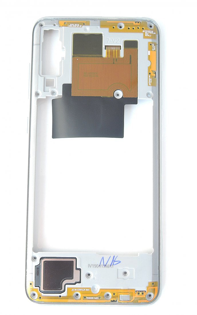 Carcasa mijloc rama Samsung Galaxy A70 A705 Alb - imagine 2