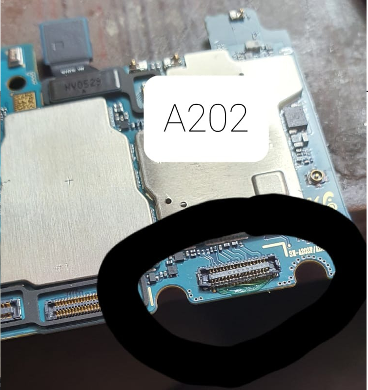 Conector placa de bazaSamsung A10 A202/A20e 2x17 pini - imagine 3