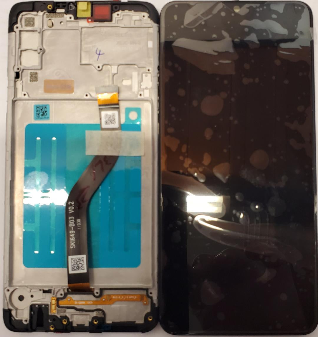 Ecran Display cu touchscreen Samsung Galaxy A20s A207 cu rama