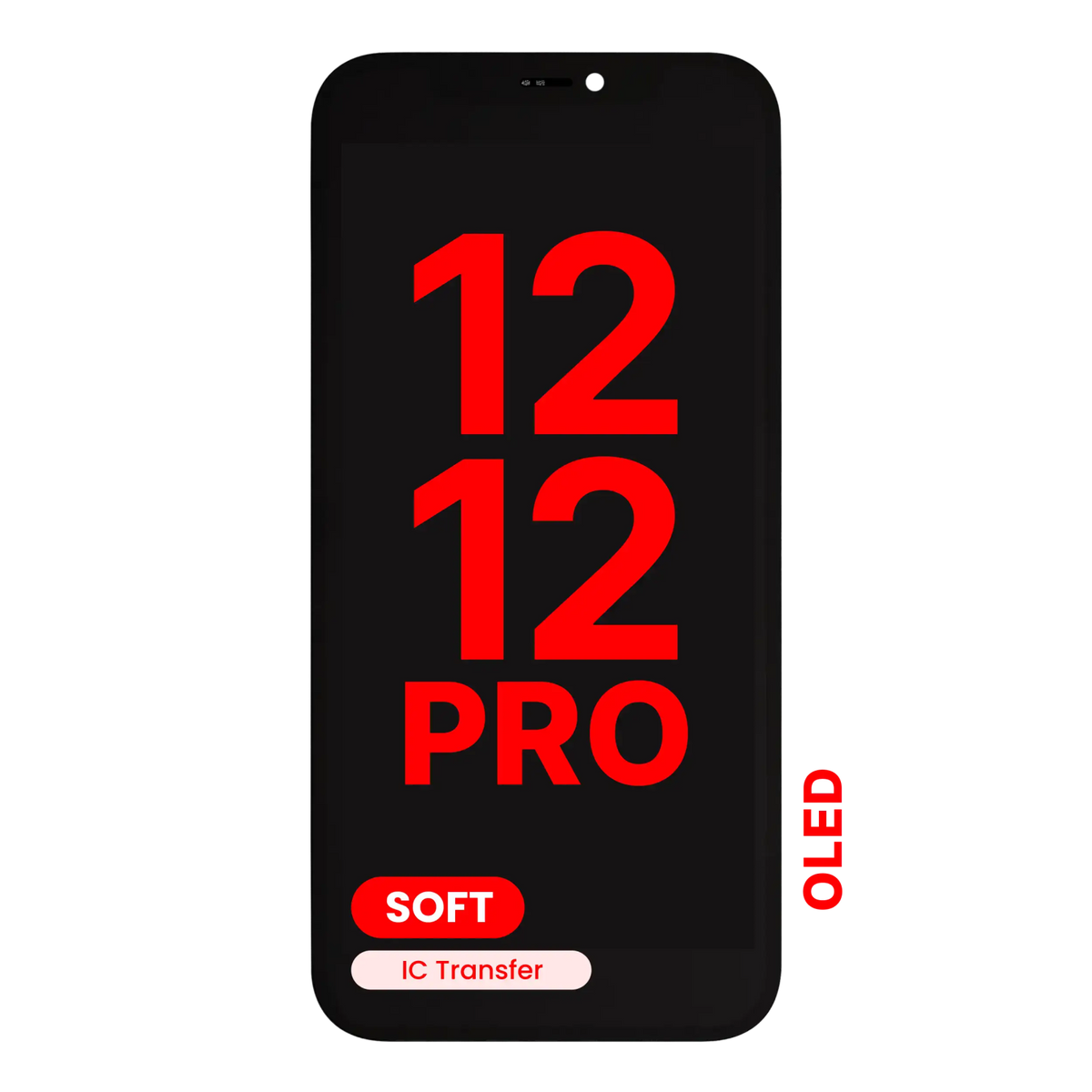 Display iPhone 12 / 12 Pro Premium Soft OLED cu Touchscreen