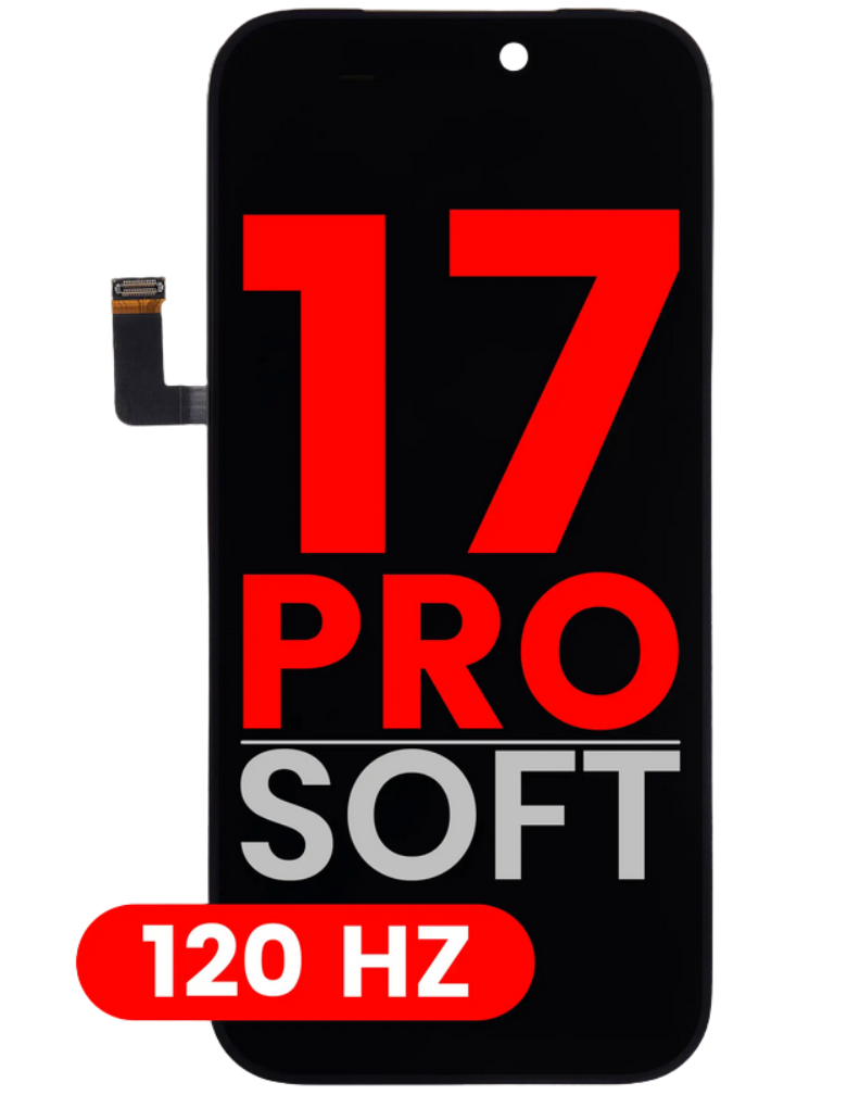 Display iPhone 17 Pro Soft OLED 120Hz compatibil