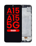 Display Samsung Galaxy A15 4g/5g, A155 A156 Compatibil OLED, cu Rama