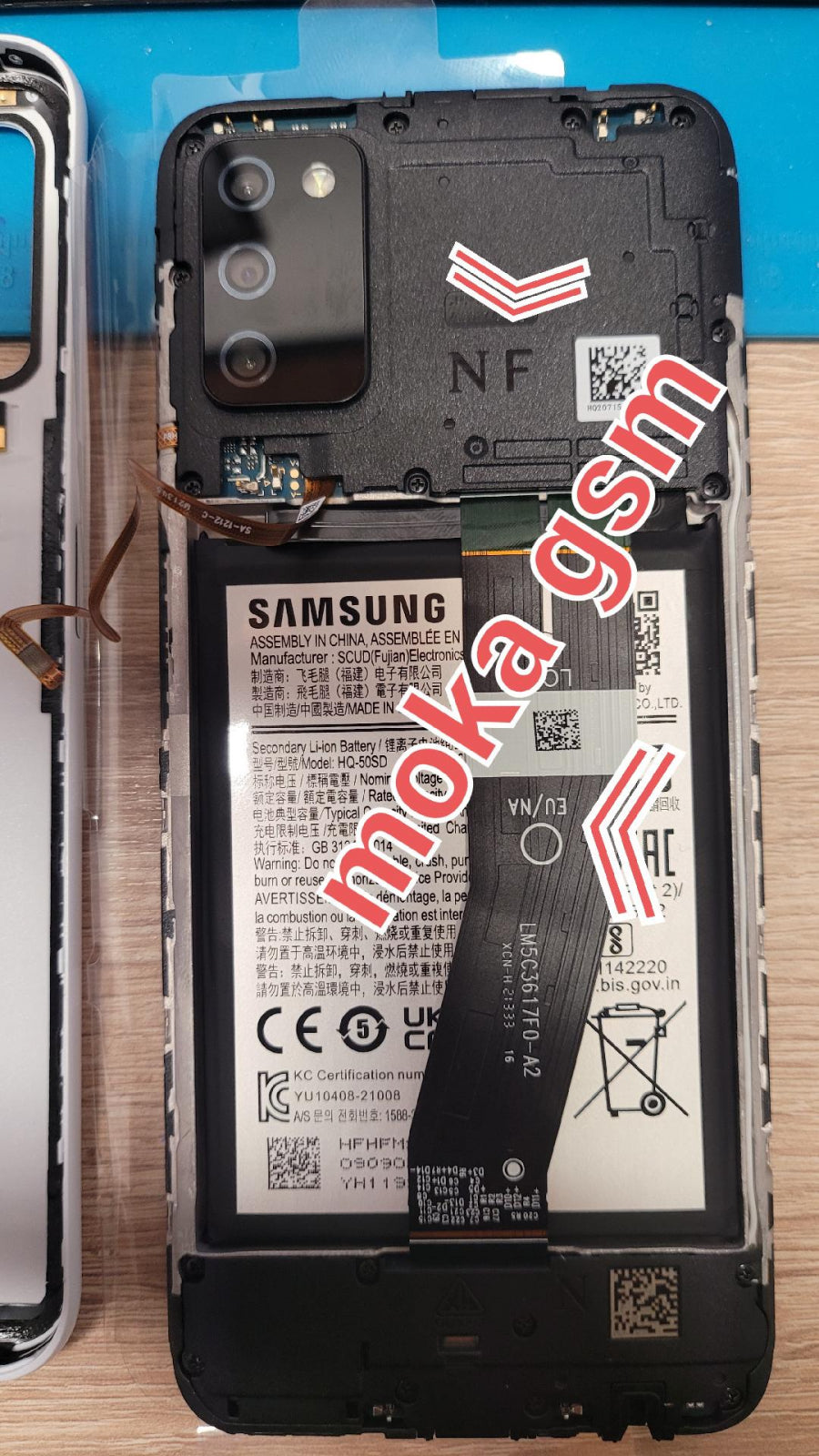 Display Samsung Galaxy A03s A037 Versiune NF Original Samsung Service Pack Versiune EU - imagine 2