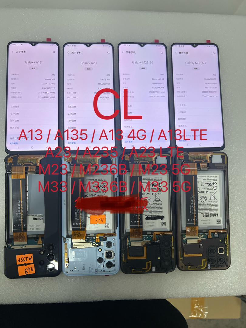 Display Samsung Galaxy A13 A135 A13 4g TM / A23 A235 / M23 M236 / M33 M336 Fara Rama - imagine 2