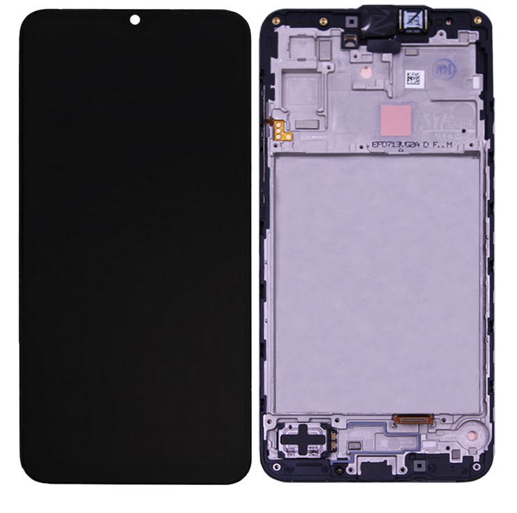 Display Samsung Galaxy A17 5G, A176, cu Rama, Negru, Compatibil incell - imagine 3