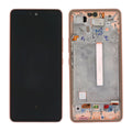 Display Samsung Galaxy A53 5G A536 Original Peach cu Rama GH82-28025D