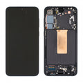 Display compatibil OLED Samsung Galaxy S23 Plus S916 cu ramă Black