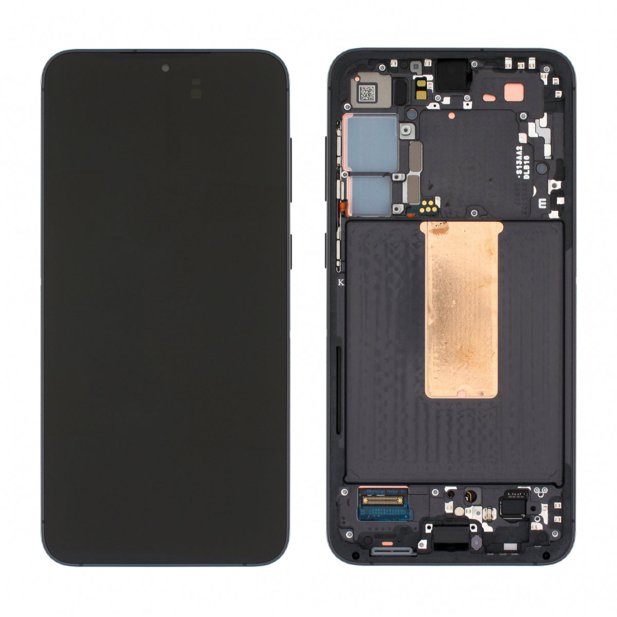 Display compatibil OLED Samsung Galaxy S23 Plus S916 cu ramă Black