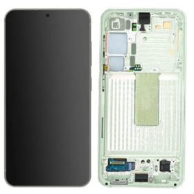 Display Samsung Galaxy S23 S911 Verde Light Green/Lime (rama gri)