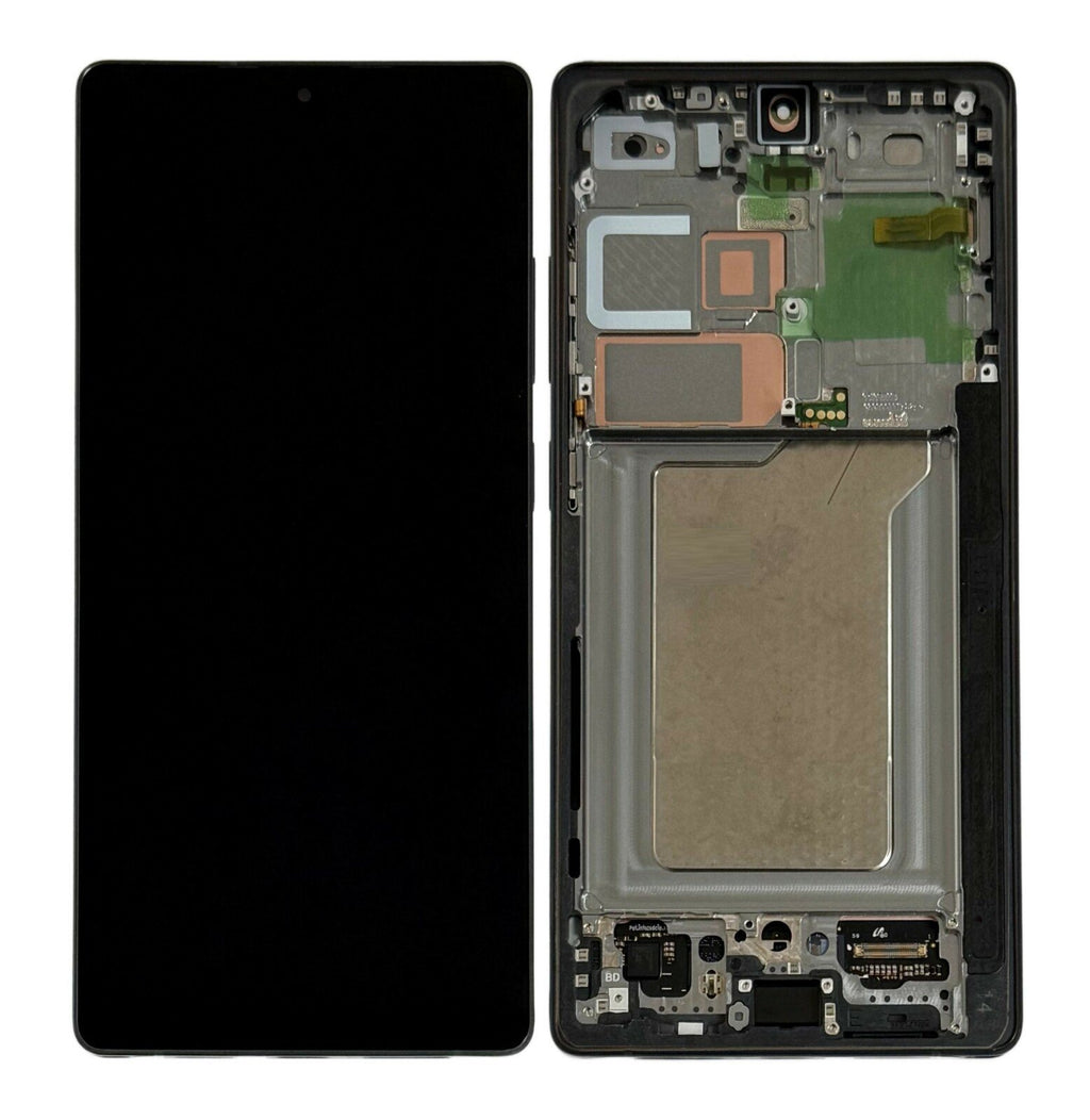 Display Samsung Galaxy S25 Ultra cu rama, Jet Black , Original Service Pack - imagine 3