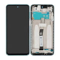 Display Xiaomi Redmi Note 9 Pro 5G original cu rama negru service pack LCD touchscreen