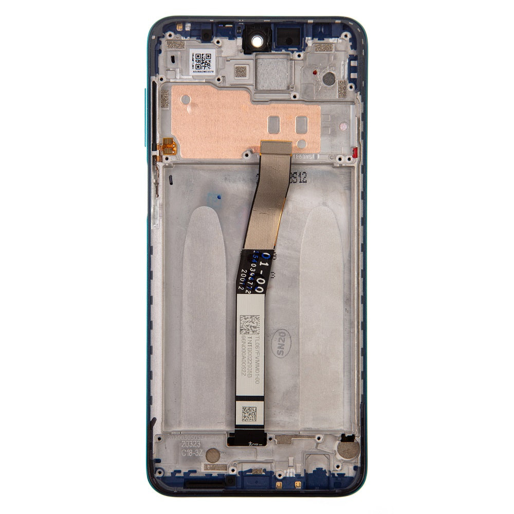 Display cu Rama Xiaomi Redmi Note 9s / Redmi Note 9 Pro 4g, Tarnish Original Service Pack - imagine 2