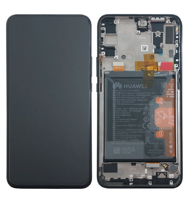 Ecran Display Huawei P Smart Z Negru, STK-LX1, cu Acumulator, Original Service Pack