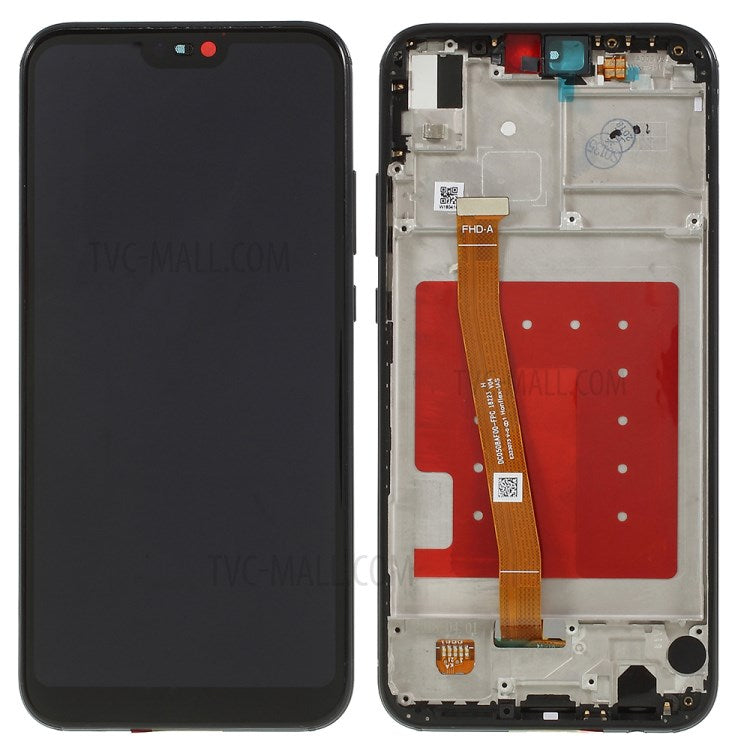 Ecran Display Huawei P20 Lite cu RAMA Negru, ANE-AL00, ANE-TL00, ANE-LX1, ANE-L2