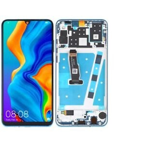 Ecran Display Huawei P30 Lite cu Rama BLUE / MAR-LX1 / MAR-LX1A / MAR-L21