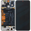 Ecran Display Huawei P30 Lite Service Pack + Acumulator, White, MAR-LX1 / MAR-LX1A / MAR-L21