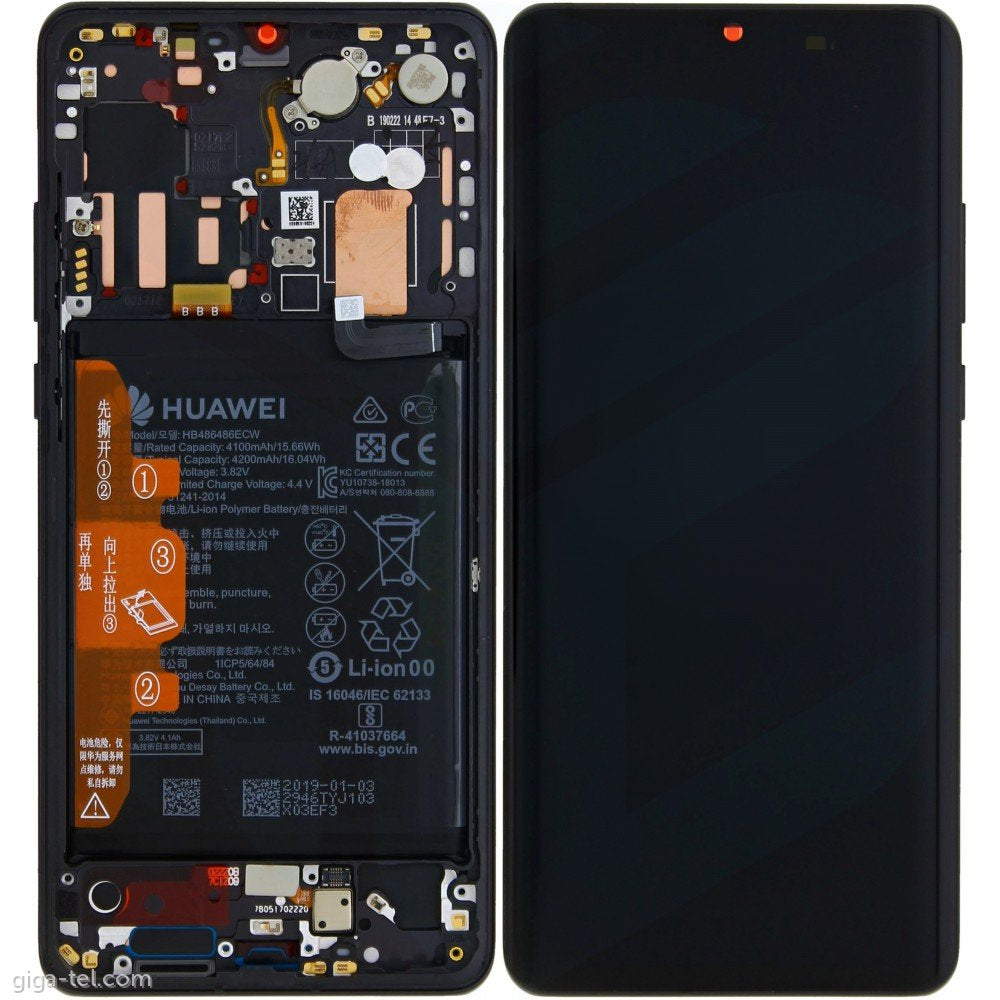 Ecran Display Huawei P30 Pro cu Rama Negru