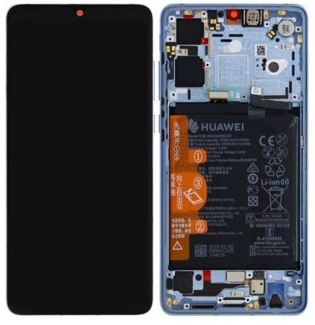 Ecran Display Huawei P30 Service Pack + Acumulator Aurora Blue ELE-L29, ELE-L09