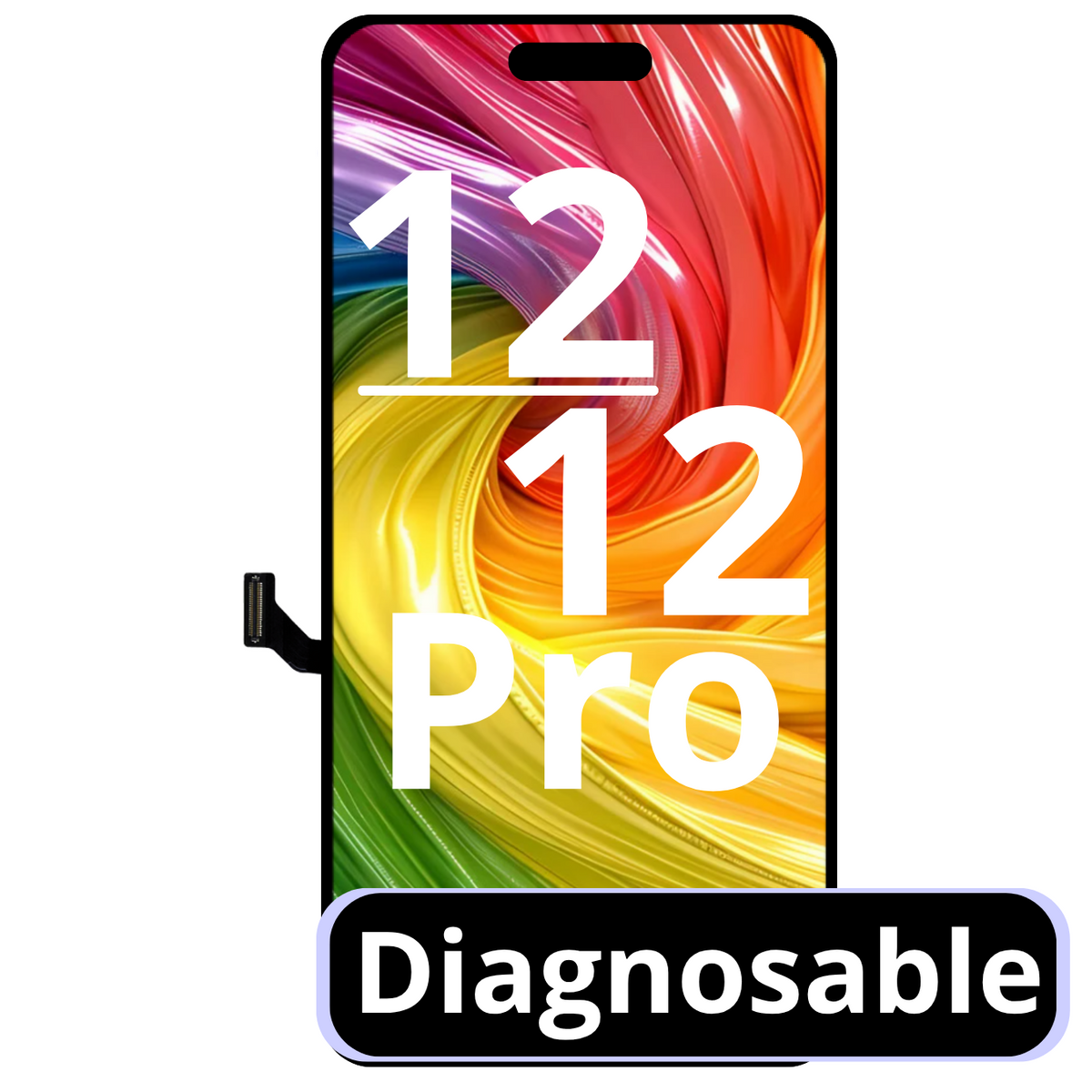 Display iPhone 12 / 12 Pro Soft OLED Fără Eroare – Ecran Premium