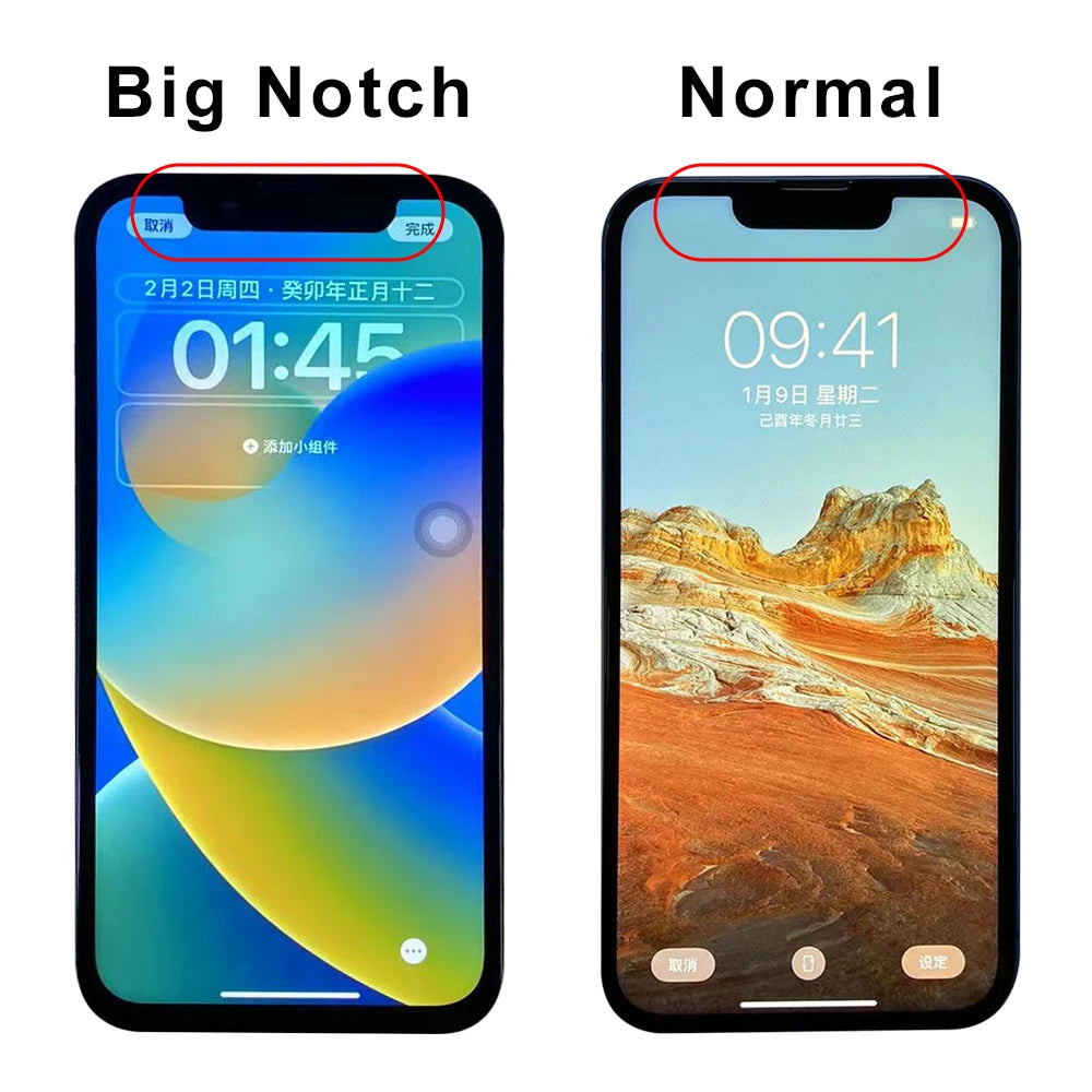 Ecran Display iPhone 14 HD incell KW - imagine 3