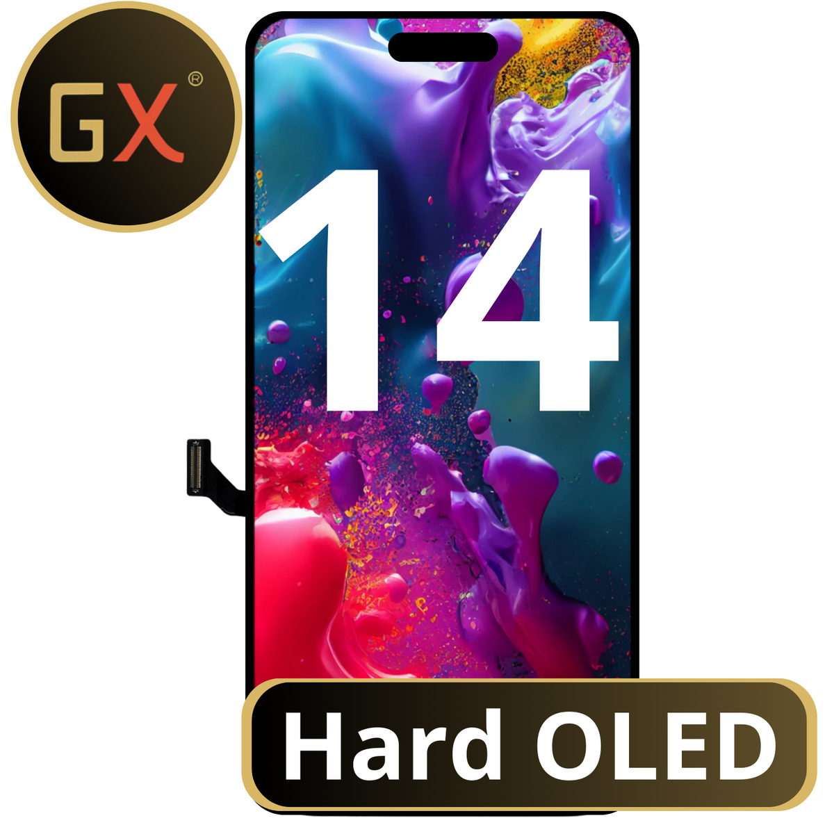 Ecran Display iPhone 14, GX Hard Oled - imagine 3