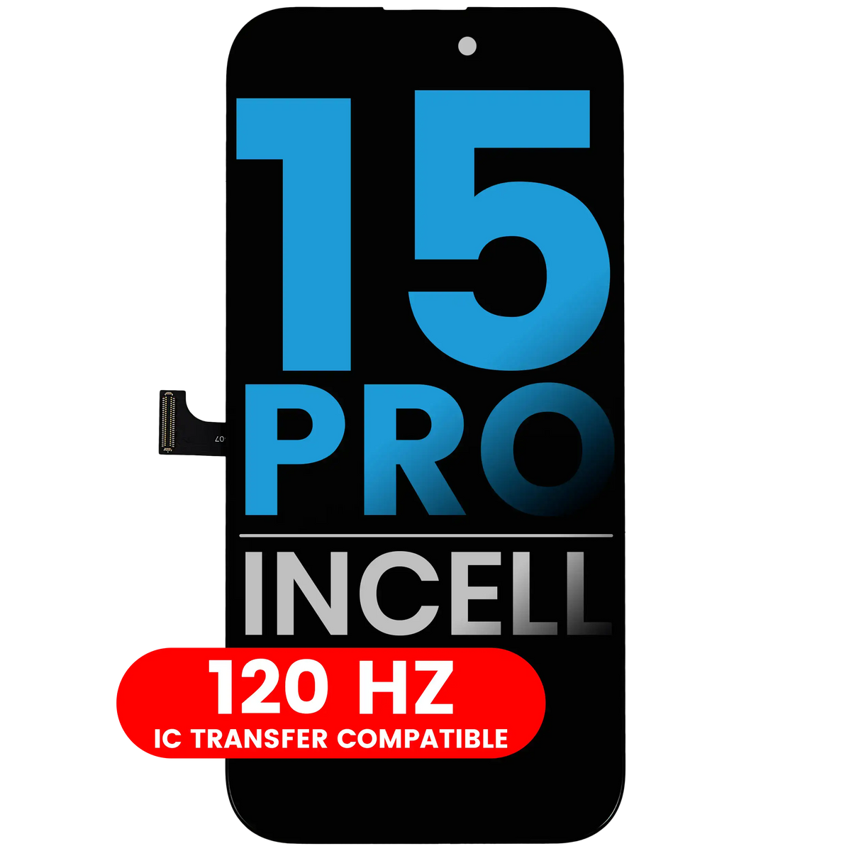 Ecran Display iPhone 15 PRO, iNcell, 120hz , premium - imagine 2
