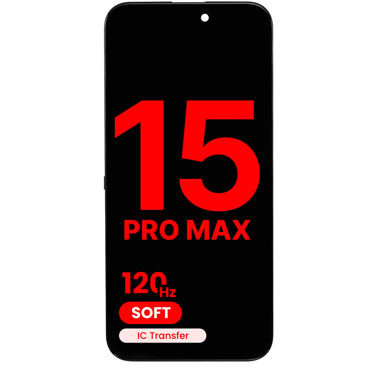 Ecran Display iPhone 15 Pro Max Soft Oled Pro 120Hz cu Touchscreen, Înlocuire Ecran Premium Compatibil - imagine 5
