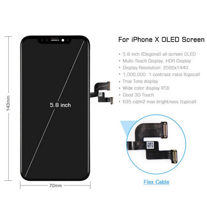 Ecran Display iPhone X Original Reconditionat - imagine 2