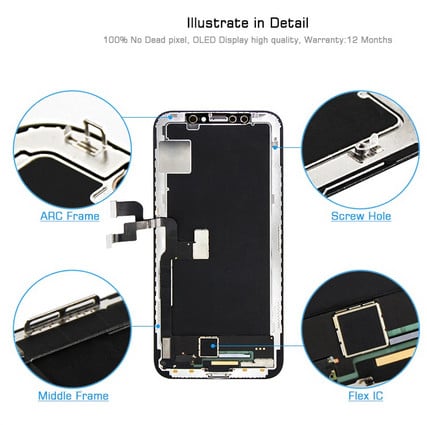 Ecran Display iPhone XS MAX Original Reconditionat - imagine 3