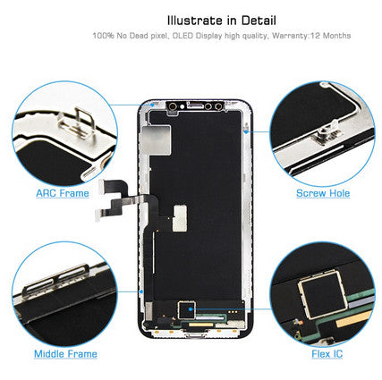 Ecran Display iPhone X Original Reconditionat - imagine 3