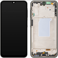 Display compatibil Samsung Galaxy A26/A266 cu ramă negru – InCell LCD + touchscreen