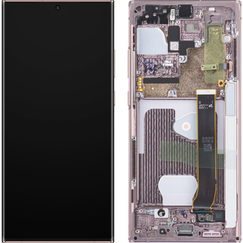 Ecran display Samsung Galaxy Note 20 Ultra N986 cu rama, Bronze - imagine 4