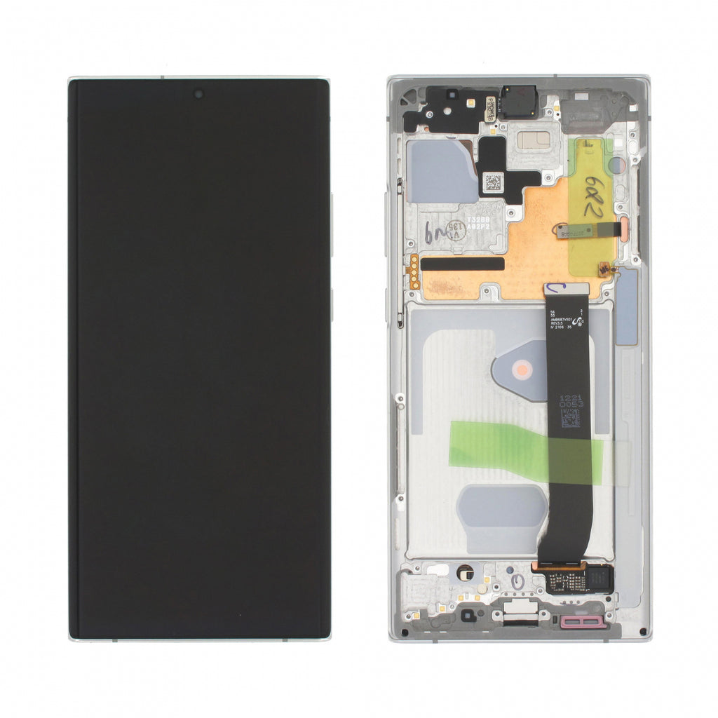 Ecran display Samsung Galaxy Note 20 Ultra N986 cu rama Silver, White