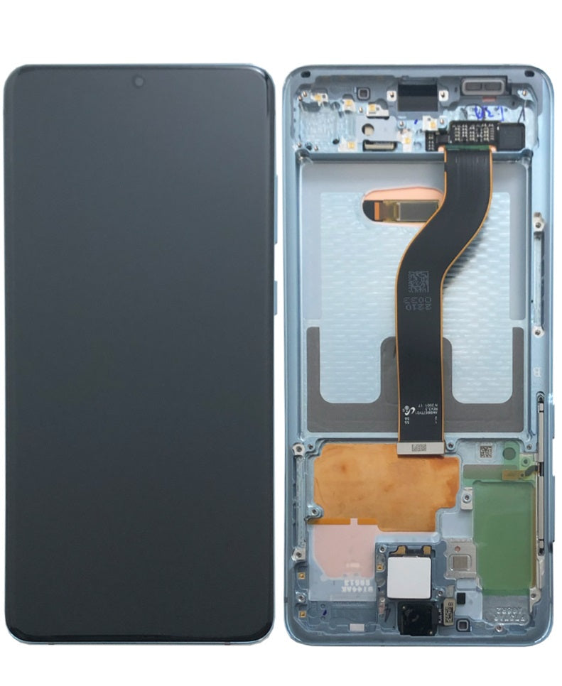 Display Original Albastru Samsung Galaxy S20 Plus 5G cu Ramă