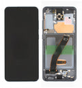 Display Original Silver Samsung Galaxy S20 – OEM cu Ramă