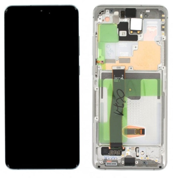 Display Original Alb Samsung Galaxy S20 Ultra SM-G988B – Service Pack