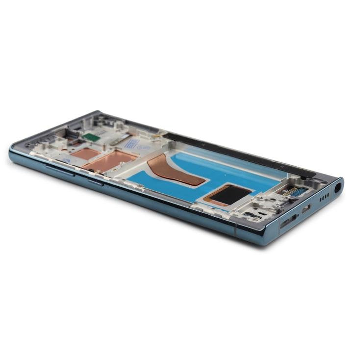 Ecran Display Samsung Galaxy S22 Ultra S908, compatibil, iNcell, Cu rama Green - imagine 2