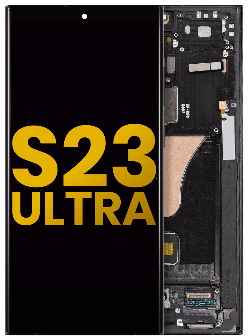 Ecran Display Samsung Galaxy S23 Ultra Negru, OLED Compatibil - imagine 2