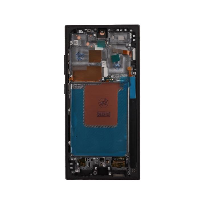 Ecran, Display Samsung Galaxy S24 Ultra S928 cu Ramă 120Hz Soft OLED Titanium Black – Amprentă - imagine 2