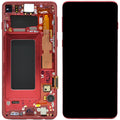 Ecran Display Samsung S10 G973 Red, Rosu