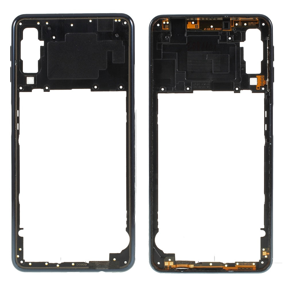Mijloc Carcasa Rama cu senzor amprenta si buton volum Samsung A7 2018 A750