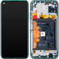 Original Display Huawei P40 Lite Verde Original Service Pack cu rama si Acumulator